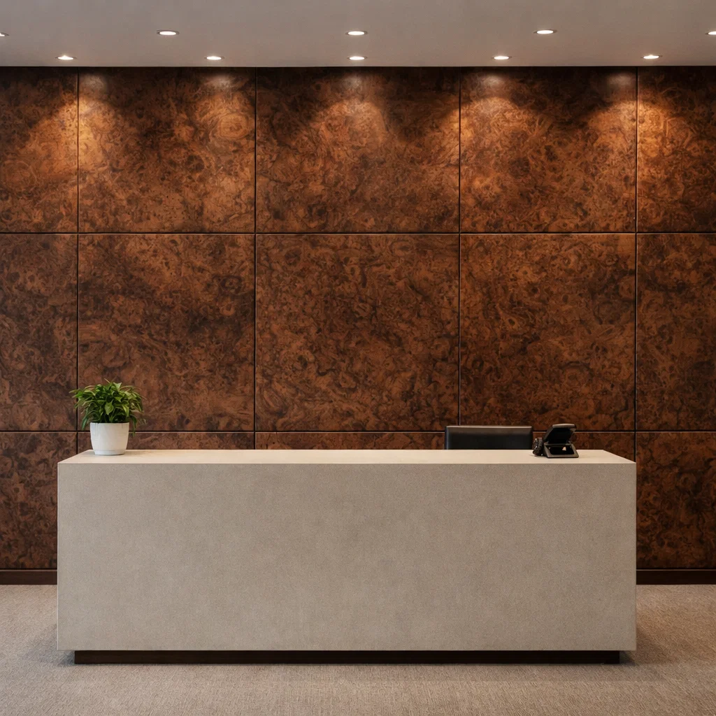 Burl veneer interior application